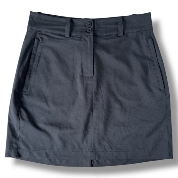 Maggie Lane Black Athletic Skort with Zip Pockets - Picture 1 of 14